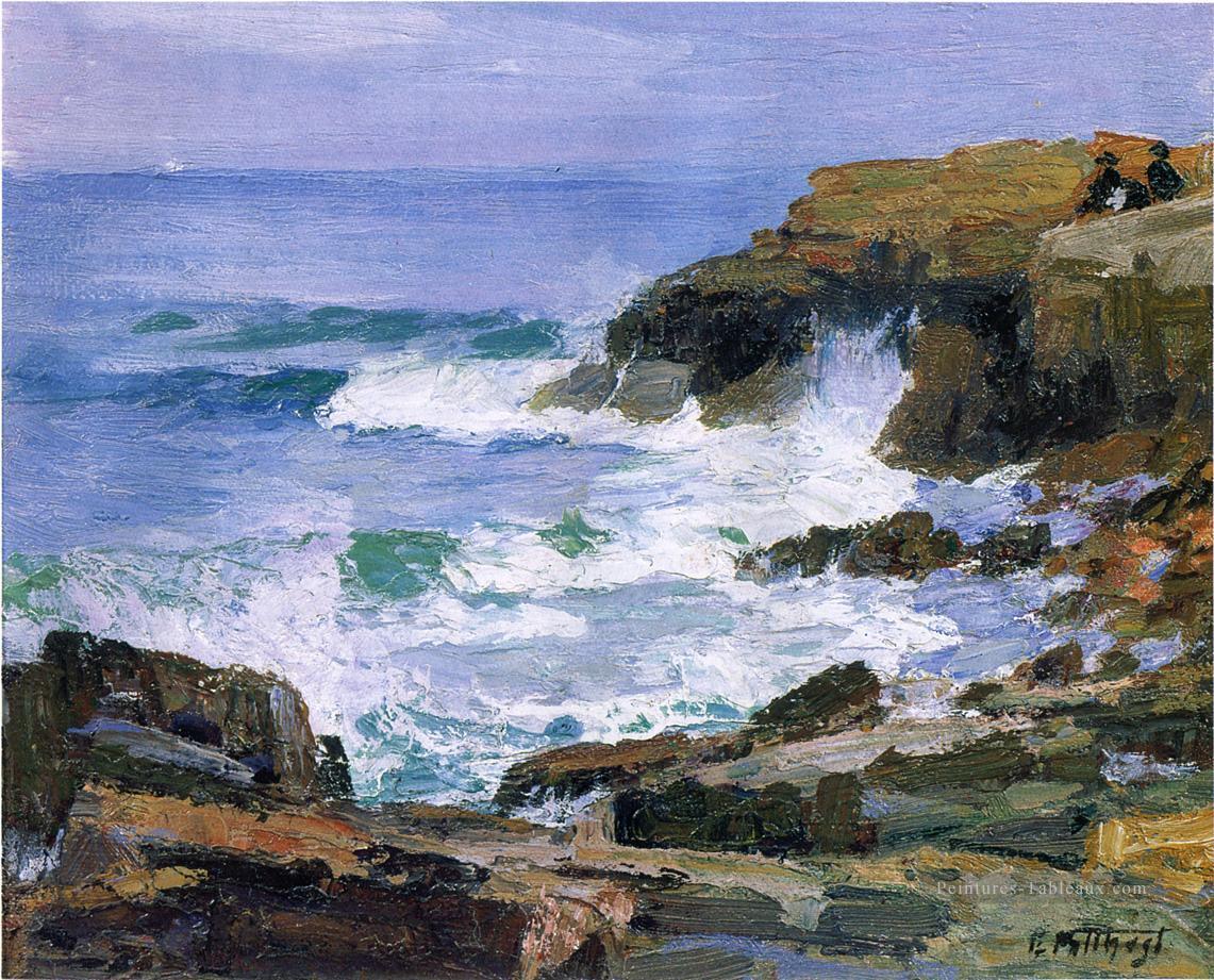 Vue sur la mer paysage Edward Henry Potthast Peintures à l'huile